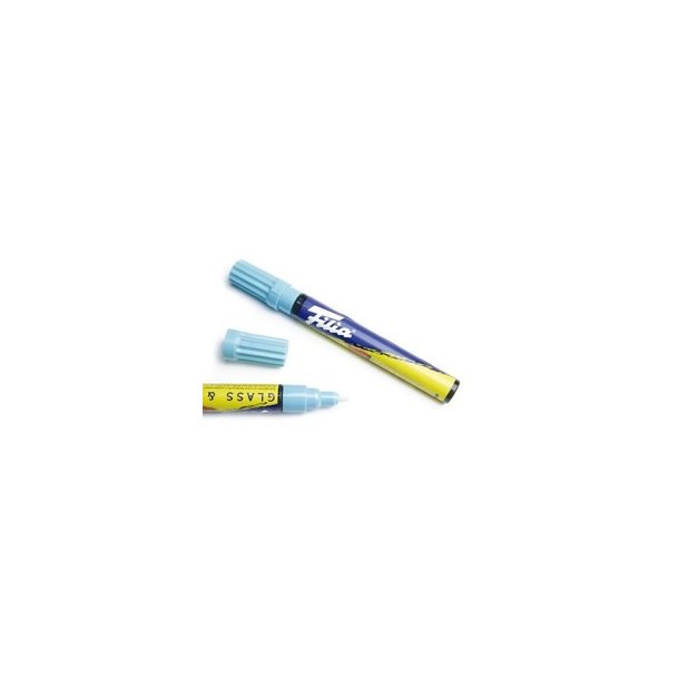  Glass & porcelain marker light blue