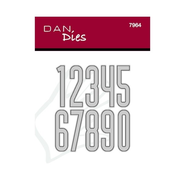 Dan Dies Tal Tallene m�ler ca. 1,2cm i bredden og 4 cm i h�jden.