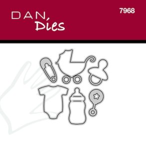 Dan Dies Babyting Barnevogn: 3x2,6 cm Bodystocking: 2,3x2,5 cm Sut: 1,5x2cm