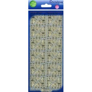 S�lv-guld Hj�rner glitter