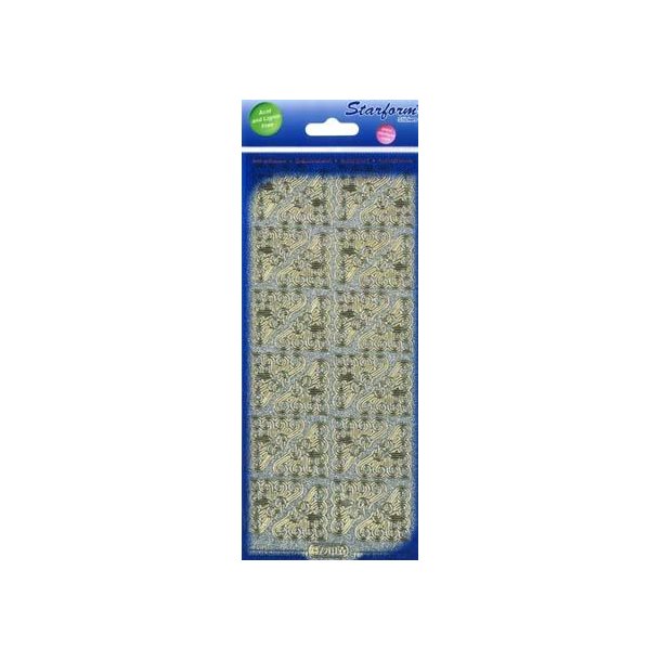 S�lv-guld Hj�rner glitter