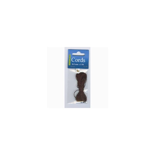 Knyttesnor Brun 0,8mm 5m Art no 12284-8403