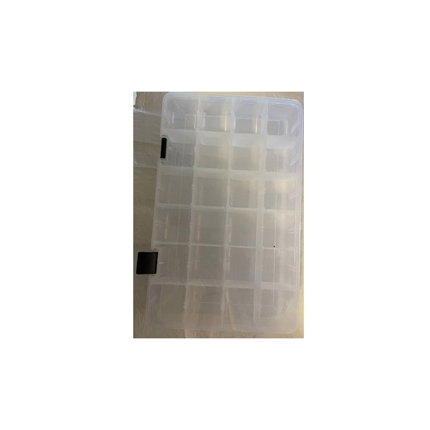 Plast�ske med 24 rum 35,6x21,8x8,4