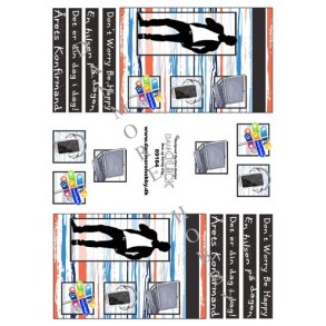 3D  Silhuetdreng med PC