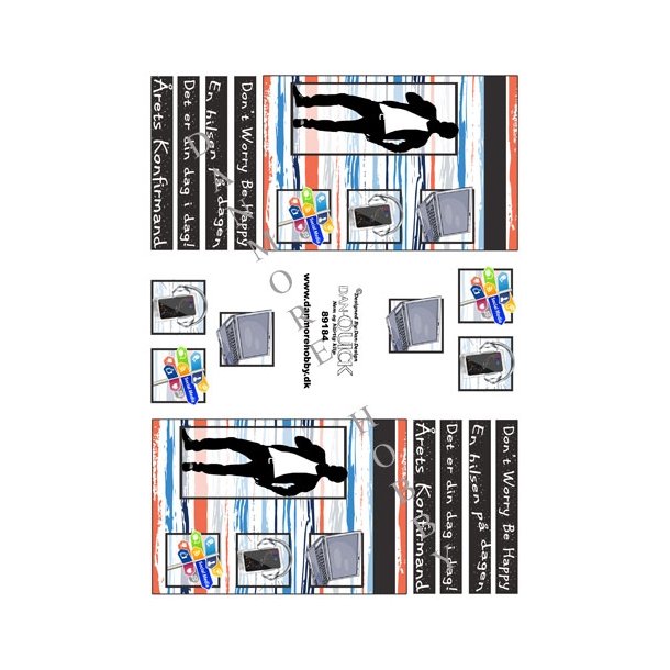 3D  Silhuetdreng med PC