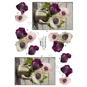  3D Blomster i kande
