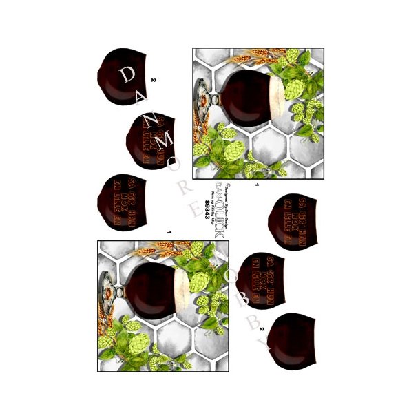 89343DQ 3D M�rk �l og humle