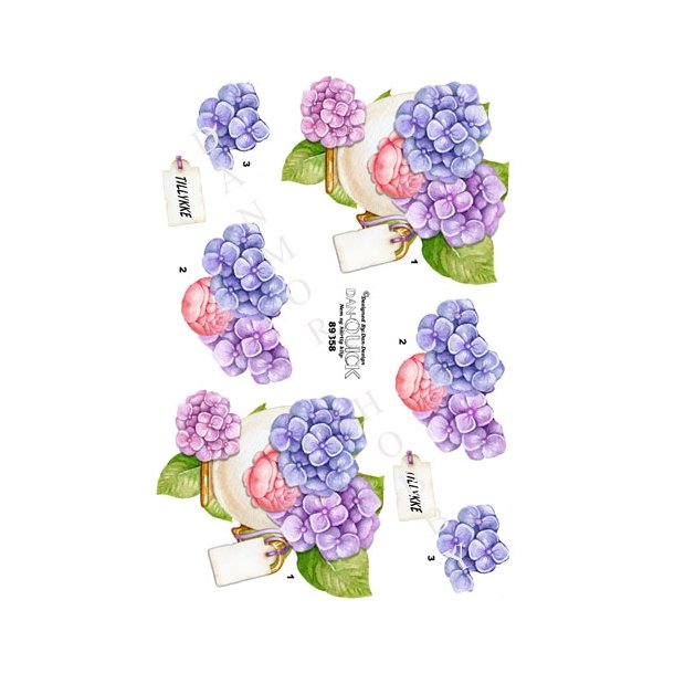  3D Hortensia