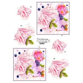  3D Lyser�de blomster