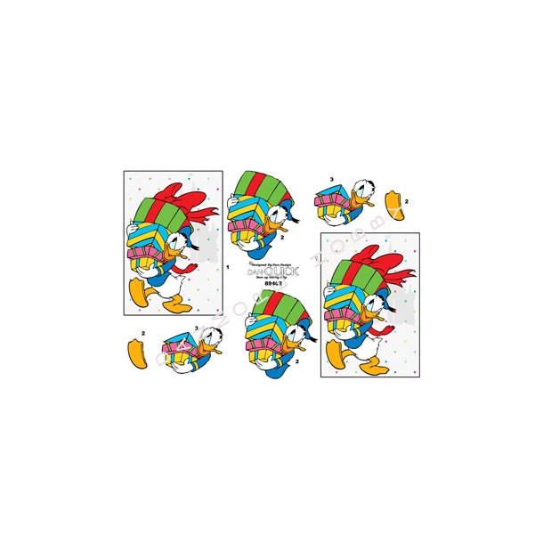  3D Anders And med gaver