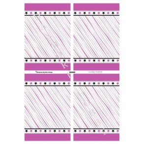  Stjerner og striber i pink