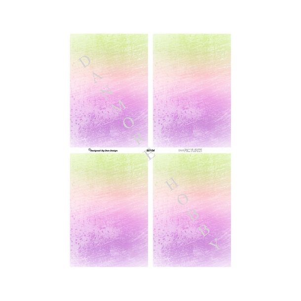  Dip dye Lilla og lime