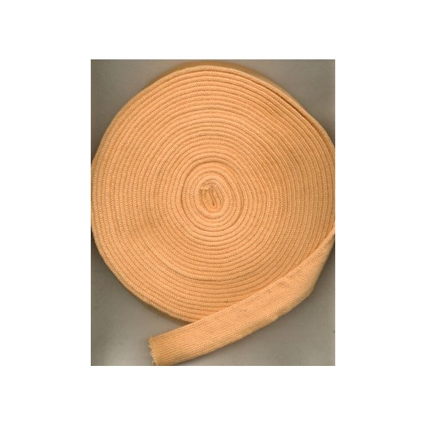 Beige-fersken 6cm tubestrik 1m