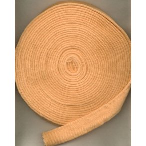 Beige-fersken 8cm tubestrik 1m