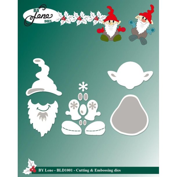 By Lene dies Gnomes Sk�g 2,6x3,2cm