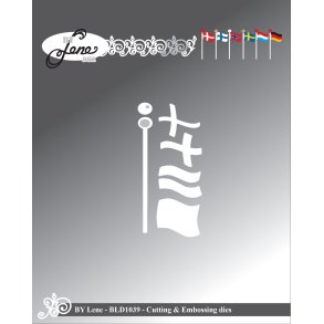  By Lene dies Flag 5,4x0,7cm