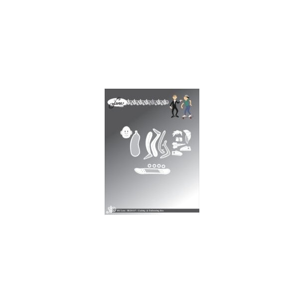  By Lene Dies Drenge St�rste 4,1x1,7cm