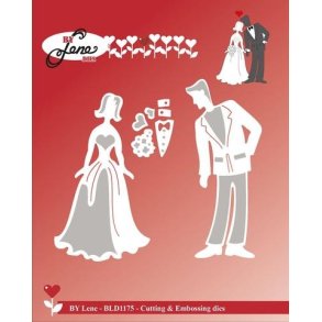  By Lene dies Wedding Couple 4,6x7,9cm