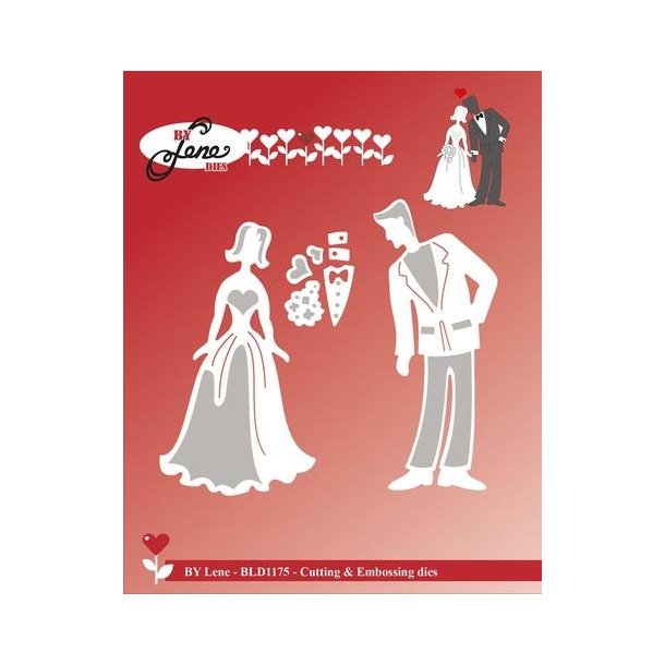  By Lene dies Wedding Couple 4,6x7,9cm