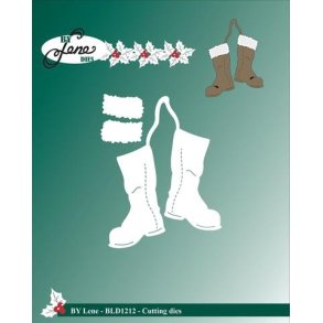  By Lene Dies Christmas boots 5,3x7,1cm