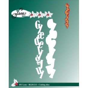  By Lene Dies Gl�delig jul 10x2cm