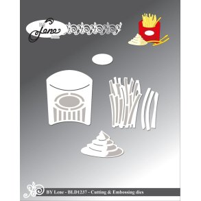  By Lene dies French Fries 3,5x4,2cm