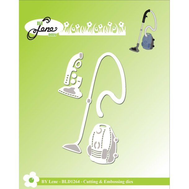  By Lene dies Vaccum cleaner 5x8cm