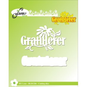  By Lene Dies Gratulerer 7,8x4,5cm