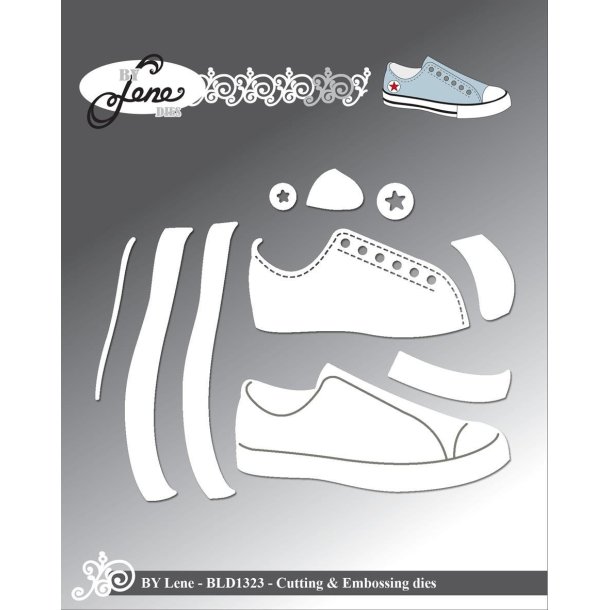 By Lene dies Sneakers 6,8x3,2cm