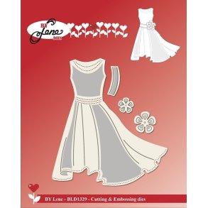  By Lene dies Dress 8,4x9,3cm