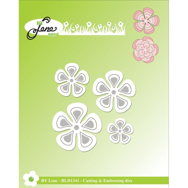  By Lene dies Flowers Biggest 3,9x3,9cm