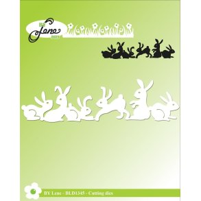 By Lene dies Bunny border 11,8x3,3cm