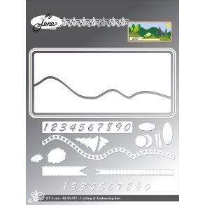By Lene dies Slimcard landscape Biggest 20x9,5cm