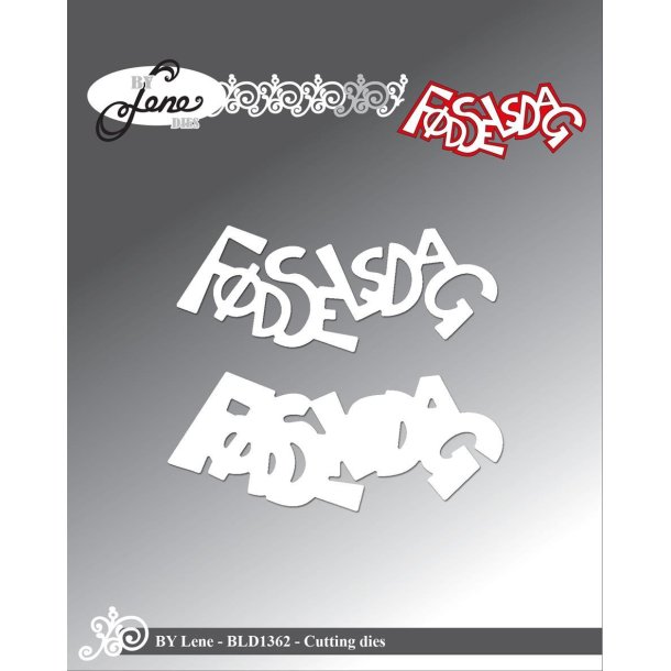 By Lene dies F�dselsdag 7,5x3,1cm