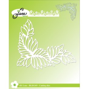By Lene dies Leaf corner 10x8,5cm