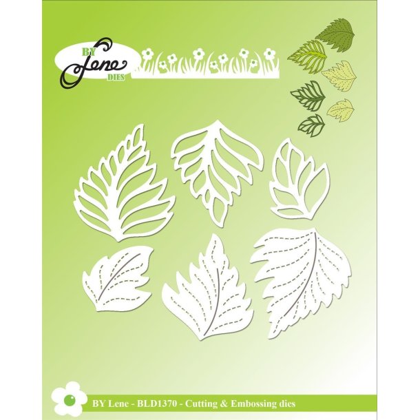 By Lene dies Leaves St�rste 3,4x4cm