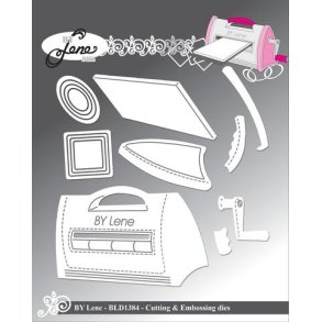 By Lene dies Die-cut machine Samlet 9,6x5,5cm