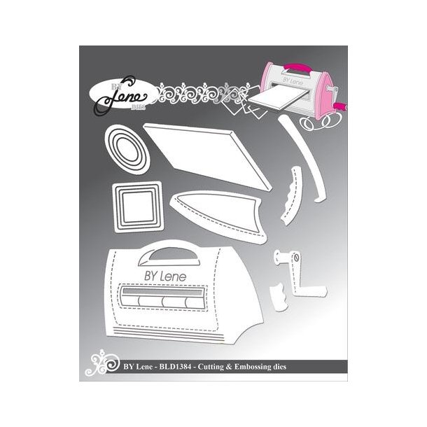 By Lene dies Die-cut machine Samlet 9,6x5,5cm