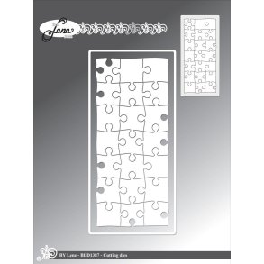 By Lene dies Mini slimcard puzzle 6,7x14cm
