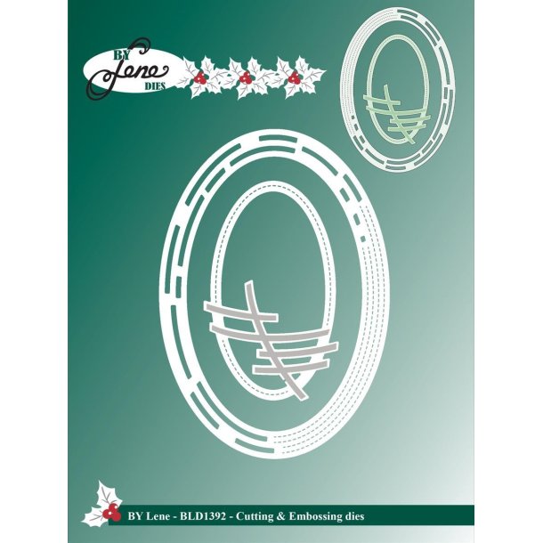 By Lene dies Oval frame 8,5x12,1cm