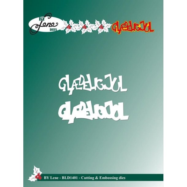 By Lene dies Gl�delig jul 7,6x2,6cm