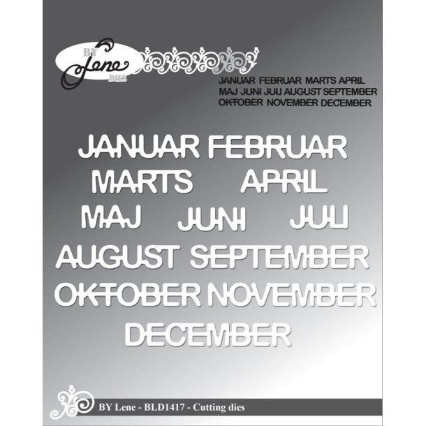 By Lene dies M�neder Januar: 4,3x0,8cm