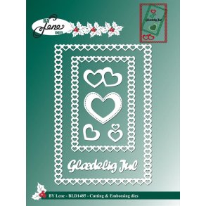 By Lene dies Heart frame 9,5x13,7cm