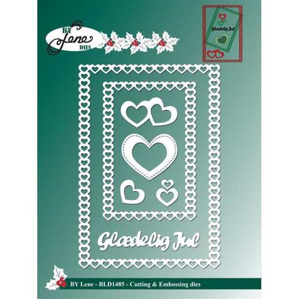 By Lene dies Heart frame 9,5x13,7cm