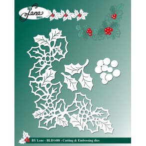 By Lene dies Holly corner 11,1x8,6cm