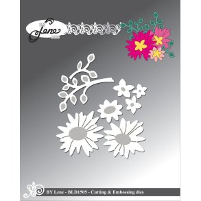By Lene dies Flowers 3,6x3,4cm