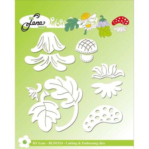 By Lene dies Accessories for Bld1497-2 St�rste 3,9x5,6cm