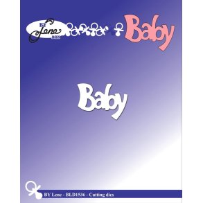 By Lene dies Baby 3,7x2,7cm