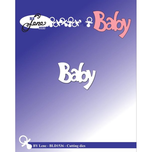 By Lene dies Baby 3,7x2,7cm