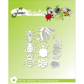 By Lene dies Small insects Marieh�ne 2,5x2,5cm